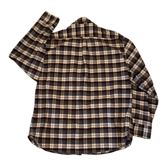 Jachs Men’s Brawny Plaid Flannel Button Up Long Sleeve Shirt Size XL - Picture 3 of 10